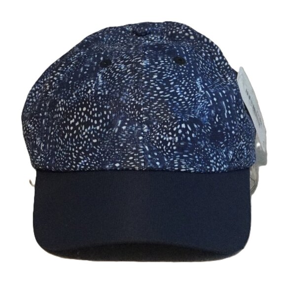 Glove It Navy Seascape Cape Abstract Top with Navy Bill Hat Women’s OSFM - Picture 2 of 9